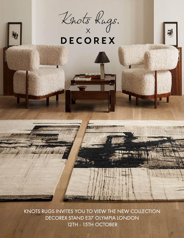 Knots Rugs at Decorex 2025 Artist Collaborations & Craft