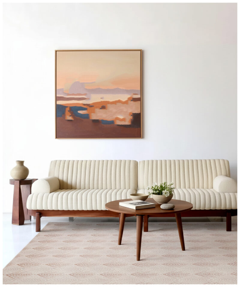 Diamond Stripe | Blush